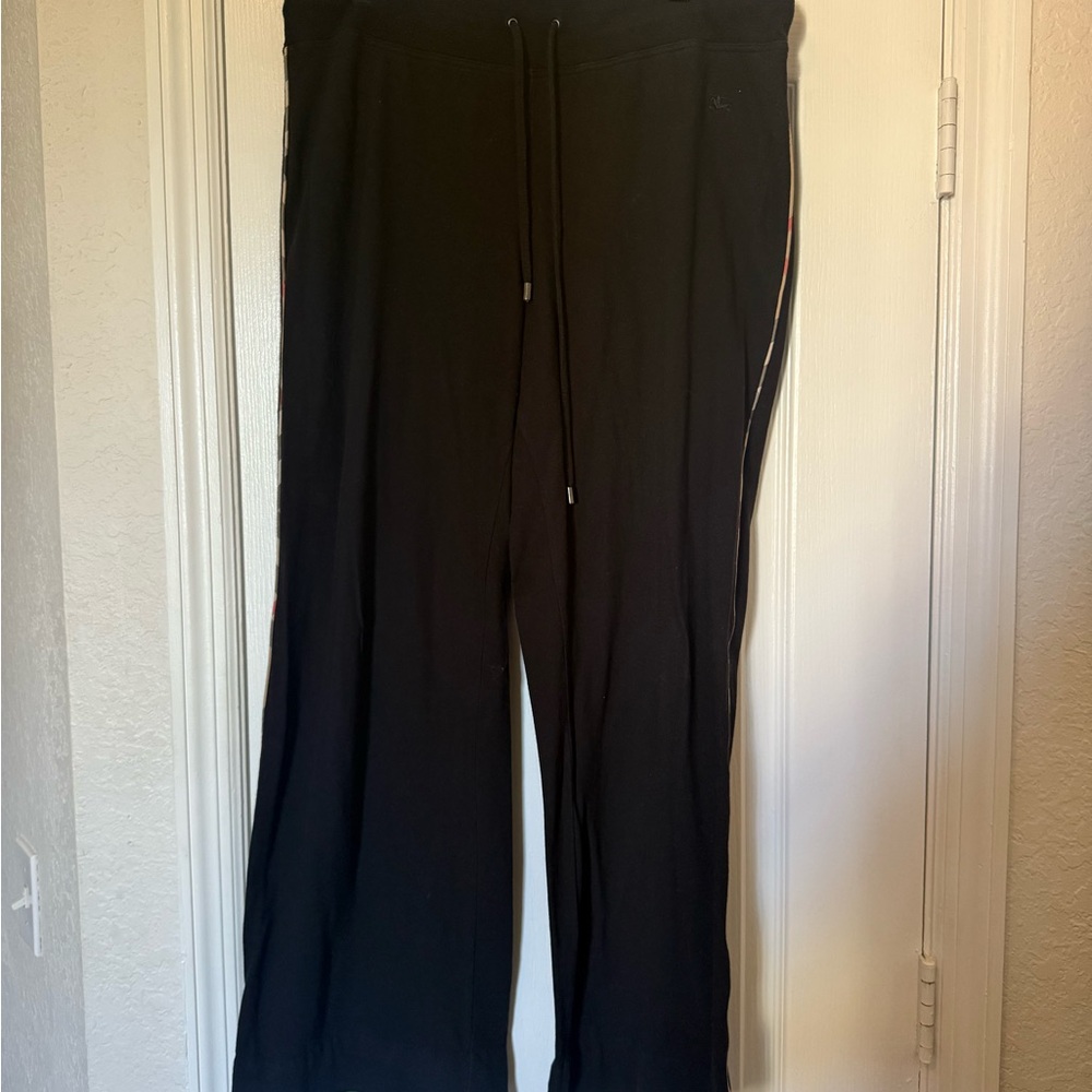 Burberry Black Wide-Leg Leisure Pants